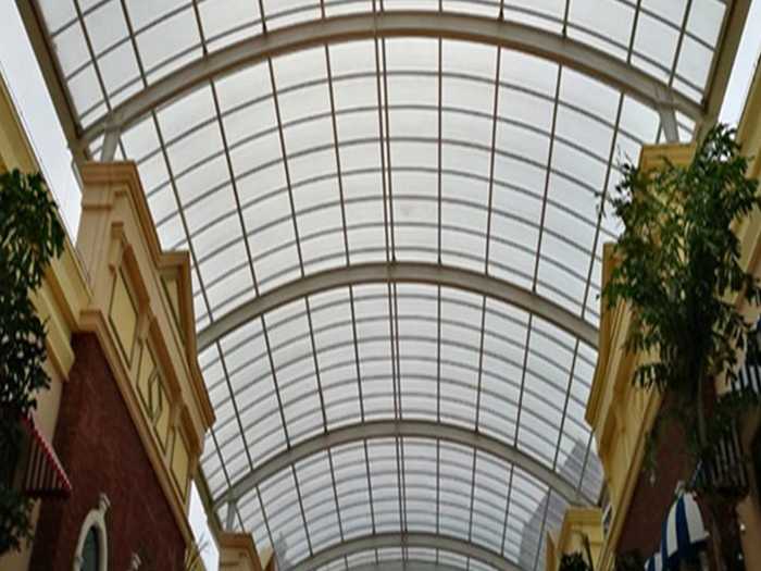 乐陵屋面网架顶棚吊装方案